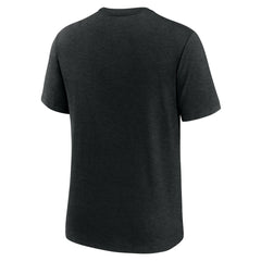 Green Bay Packers Overlap Lockup Tri-Blend T-Shirt - Black T-shirts