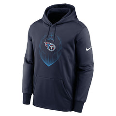 Tennessee Titans Icon Performance Pullover Hoodie - Navy Hoodies