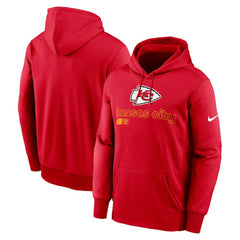 Kansas City Chiefs Performance Pullover Hoodie - Red Hoodies