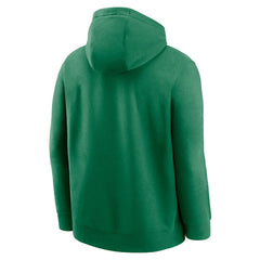New York Jets Rewind Club Logo Pullover Hoodie - Kelly Green Hoodies