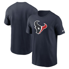 Houston Texans Rewind Logo Essential T-Shirt - Navy T-shirts
