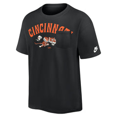Cincinnati Bengals Rewind Heavy Max90 Pocket T-Shirt - Black T-shirts