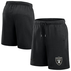 Las Vegas Raiders 24 Edge Fleece Shorts - Black Shorts