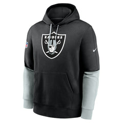 Las Vegas Raiders 2024 Sideline Club Pullover Hoodie - Black Hoodies