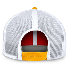 Kansas City Chiefs Bench Trucker Adjustable Hat - Red/Gold Hats