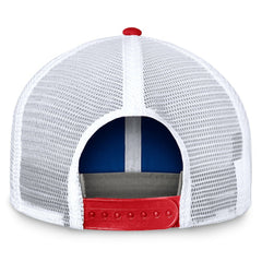 New York Giants Bench Trucker Adjustable Hat - Royal/Red Hats