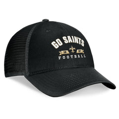 New Orleans Saints Timeout Trucker Adjustable Hat - Black Hats