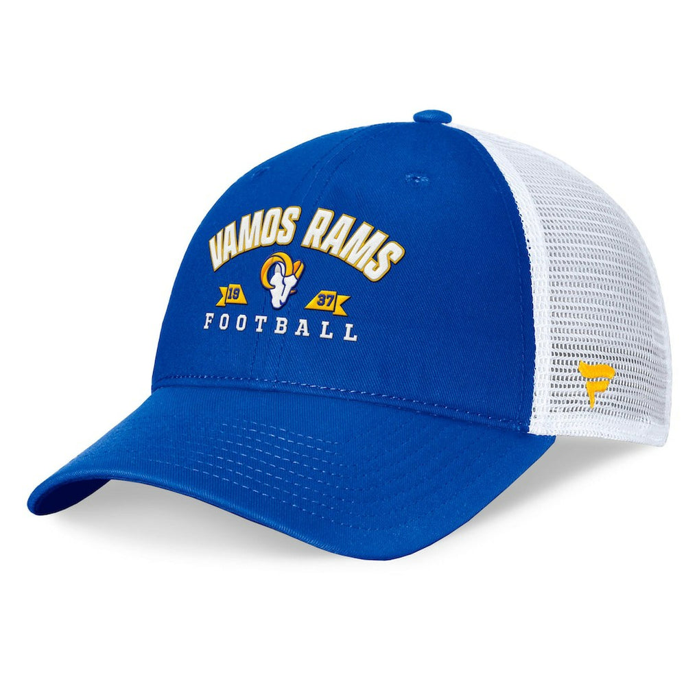 Los Angeles Rams Timeout Trucker Adjustable Hat - Royal Hats