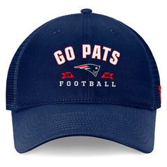 New England Patriots Timeout Trucker Adjustable Hat - Navy Hats