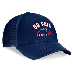 New England Patriots Timeout Trucker Adjustable Hat - Navy Hats