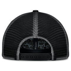 New Orleans Saints Challenge Trucker Adjustable Hat - Heather Black Hats
