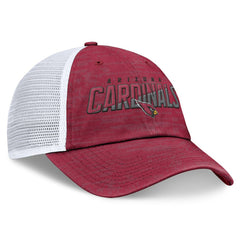 Arizona Cardinals Challenge Trucker Adjustable Hat - Heather Cardinal Hats