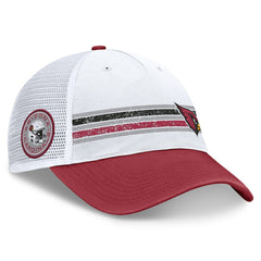 Arizona Cardinals Flawless Stripe Adjustable Hat - White/Cardinal Hats