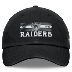 Las Vegas Raiders Vintage Delay Adjustable Hat - Black Hats
