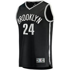 Cam Thomas Brooklyn Nets Big & Tall Fast Break Player Jersey Black Icon Edition - Fanatics outlet