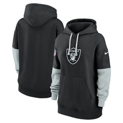 Las Vegas Raiders Women's Sideline Essential Hoodie - Black Hoodies
