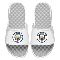 Manchester City ISlide Youth Primary Logo Slide Sandals White