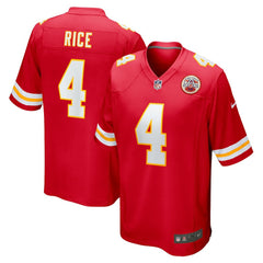 Rashee Rice Kansas City Chiefs Game Jersey - Red Jerseys