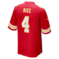 Rashee Rice Kansas City Chiefs Game Jersey - Red Jerseys