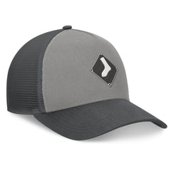 Chicago White Sox Fanatics A-Frame Trucker Adjustable Hat - Gray/Graphite Hats