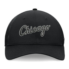 Chicago White Sox Fanatics Spacer Mesh Flex Hat - Black Hats