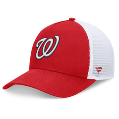 Washington Nationals Fanatics Fundamental A-Frame Adjustable Hat - Red Hats