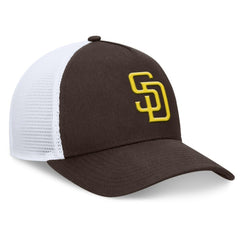 San Diego Padres Fanatics Fundamental A-Frame Adjustable Hat - Brown Hats