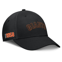 San Francisco Giants Fanatics Fundamental Tag Flex Hat - Black Hats