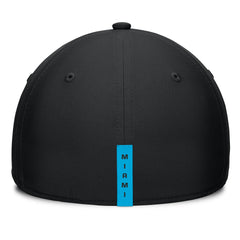Miami Marlins Fanatics Fundamental Tag Flex Hat - Black Hats