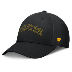 Pittsburgh Pirates Fanatics Fundamental Tag Flex Hat - Black Hats