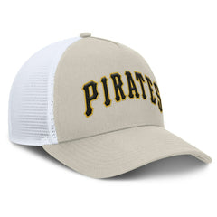 Pittsburgh Pirates Fanatics Heritage Light Khaki A-Frame Adjustable Hat - Khaki Hats