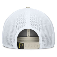Pittsburgh Pirates Fanatics Heritage Light Khaki A-Frame Adjustable Hat - Khaki Hats