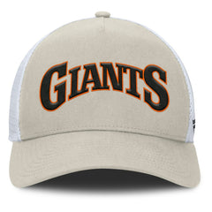 San Francisco Giants Fanatics Heritage Light Khaki A-Frame Adjustable Hat - Khaki Hats