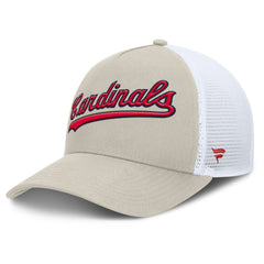 St. Louis Cardinals Fanatics Heritage Light Khaki A-Frame Adjustable Hat - Khaki Hats