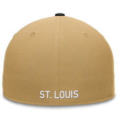 St. Louis Cardinals Fanatics Heritage Two-Tone Fitted Hat - Khaki/Black Hats