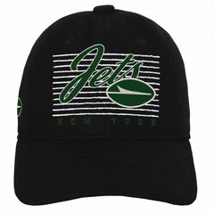 New York Jets Youth Retro Wooly Adjustable Hat - Black Hats