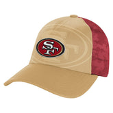 San Francisco 49ers Youth Combine Two-Tone Adjustable Hat - Gold/Scarlet Hats