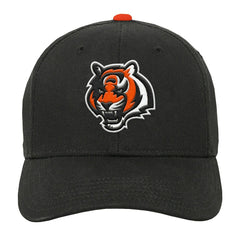 Cincinnati Bengals Youth Team Pre-Curved Adjustable Hat - Black Hats