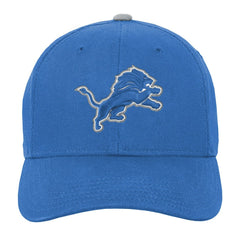 Detroit Lions Youth Team Pre-Curved Adjustable Hat - Blue Hats