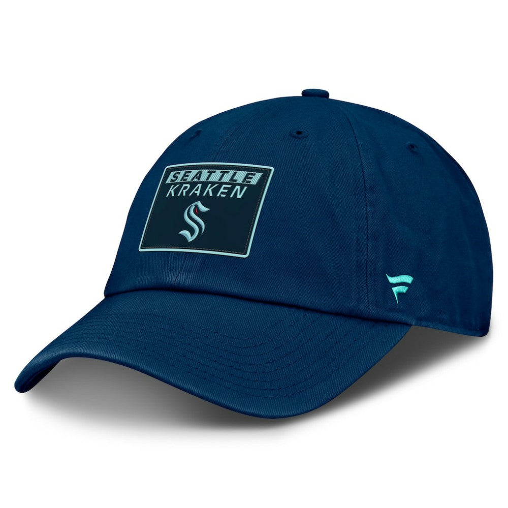 Seattle Kraken Fanatics Authentic Pro Prime Adjustable Hat - Deep Sea Blue | US 200897531