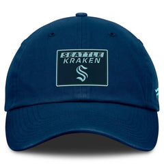 Seattle Kraken Fanatics Authentic Pro Prime Adjustable Hat - Deep Sea Blue | US 200897531