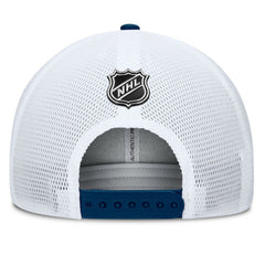 Seattle Kraken Fanatics Authentic Pro A-Frame Rink Adjustable Hat - Deep Sea Blue/Light Blue | US 200897601