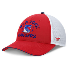 New York Rangers Fanatics Authentic Pro Rink Trucker Hat - Red/White | US 200897639