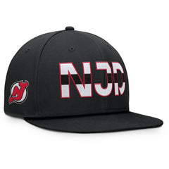New Jersey Devils Fanatics Authentic Pro Rink Snapback Hat - Black | US 200897673