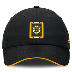 Boston Bruins Fanatics Authentic Pro Ripstop Adjustable Hat - Black/Gold | US 200897691