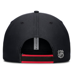 Ottawa Senators Fanatics Authentic Pro Ripstop Adjustable Hat - Black/Red | US 200897709