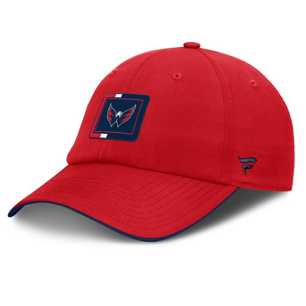 Washington Capitals Fanatics Authentic Pro Ripstop Adjustable Hat - Red/Navy | US 200897717