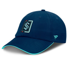 Seattle Kraken Fanatics Authentic Pro Ripstop Adjustable Hat - Deep Sea Blue/Light Blue | US 200897718