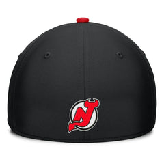 New Jersey Devils Fanatics Authentic Pro Rink Team Code Flex Hat - Black/Red | US 200897751