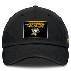Pittsburgh Penguins Fanatics Women's Authentic Pro Rink Adjustable Hat - Black | US 200897961
